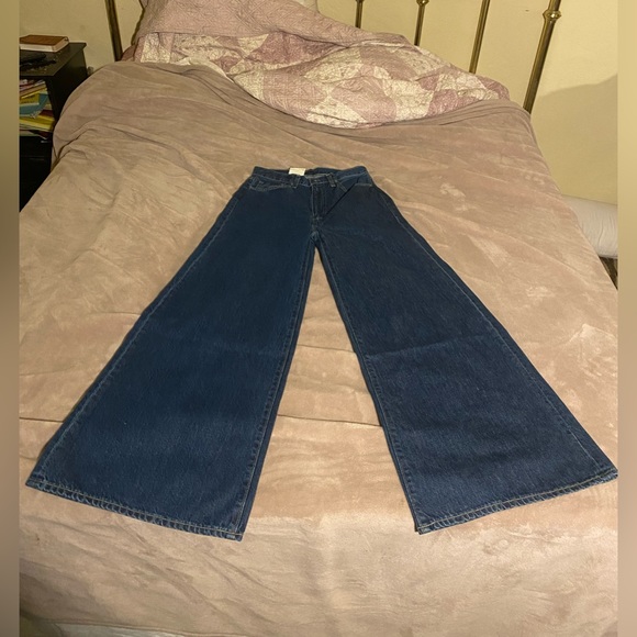 LEVI'S® MADE & CRAFTED® FULL FLARE JEANS dramatic wide leg flare 27x31 - Picture 5 of 10